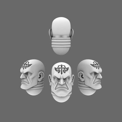 Arthurian Knights V10 Faithful Exposed Heads — photo 1 of 4