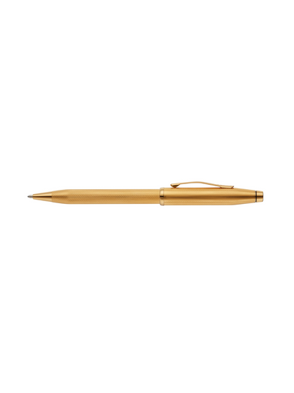 Century® II Polished 23KT Gold-plated Engraved Diamond Pattern Ballpoint Pen