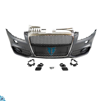 2006-2008 Audi A4 / S4 (B7) RS4 Style Polypropylene Front Bumper Conversion Kit | E3Tuning — photo 2 of 9