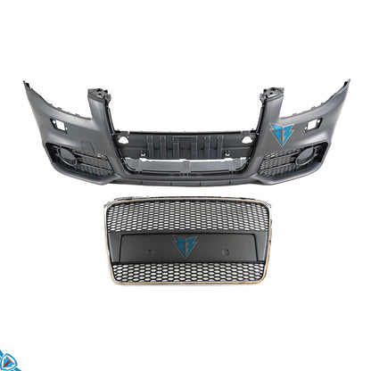 2006-2008 Audi A4 / S4 (B7) RS4 Style Polypropylene Front Bumper Conversion Kit | E3Tuning — photo 4 of 9