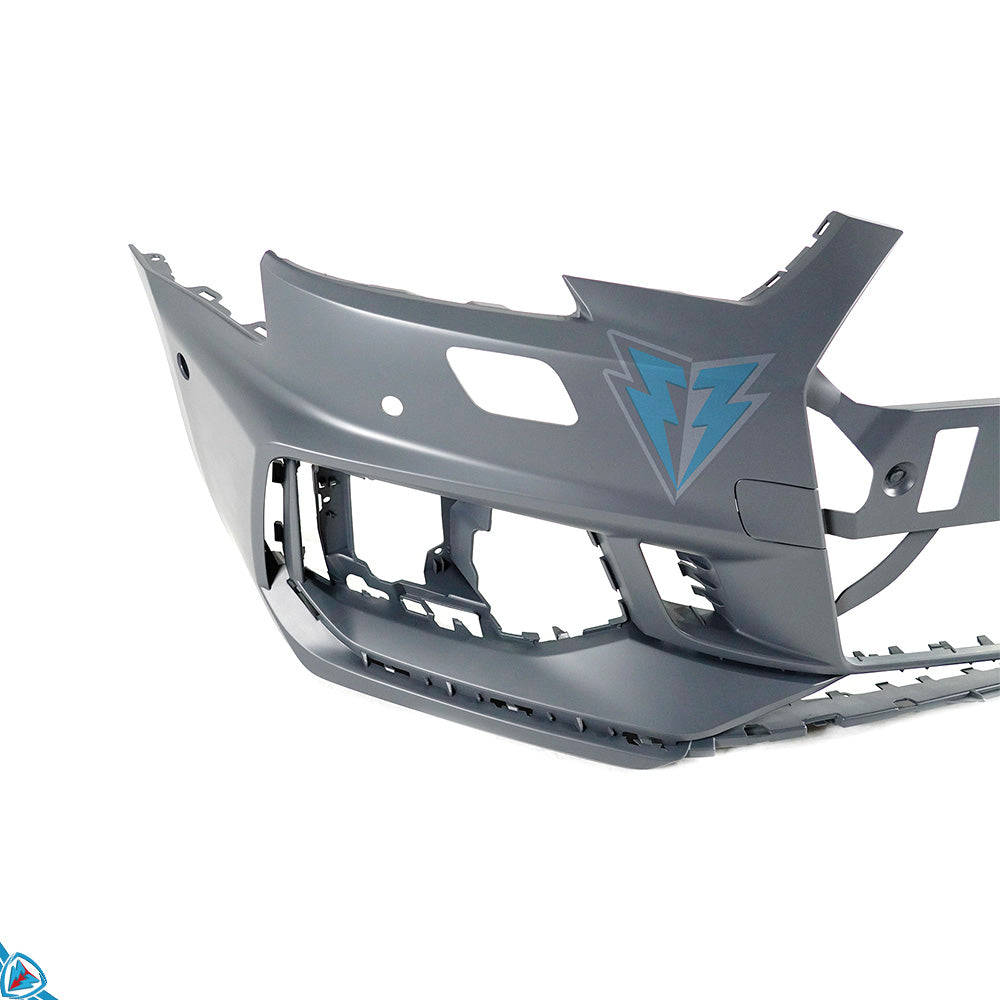 2017-2019 Audi A4 / S4 (B9) RS4 Style Polypropylene Front Bumper Conversion Kit | E3Tuning — photo 5 of 10