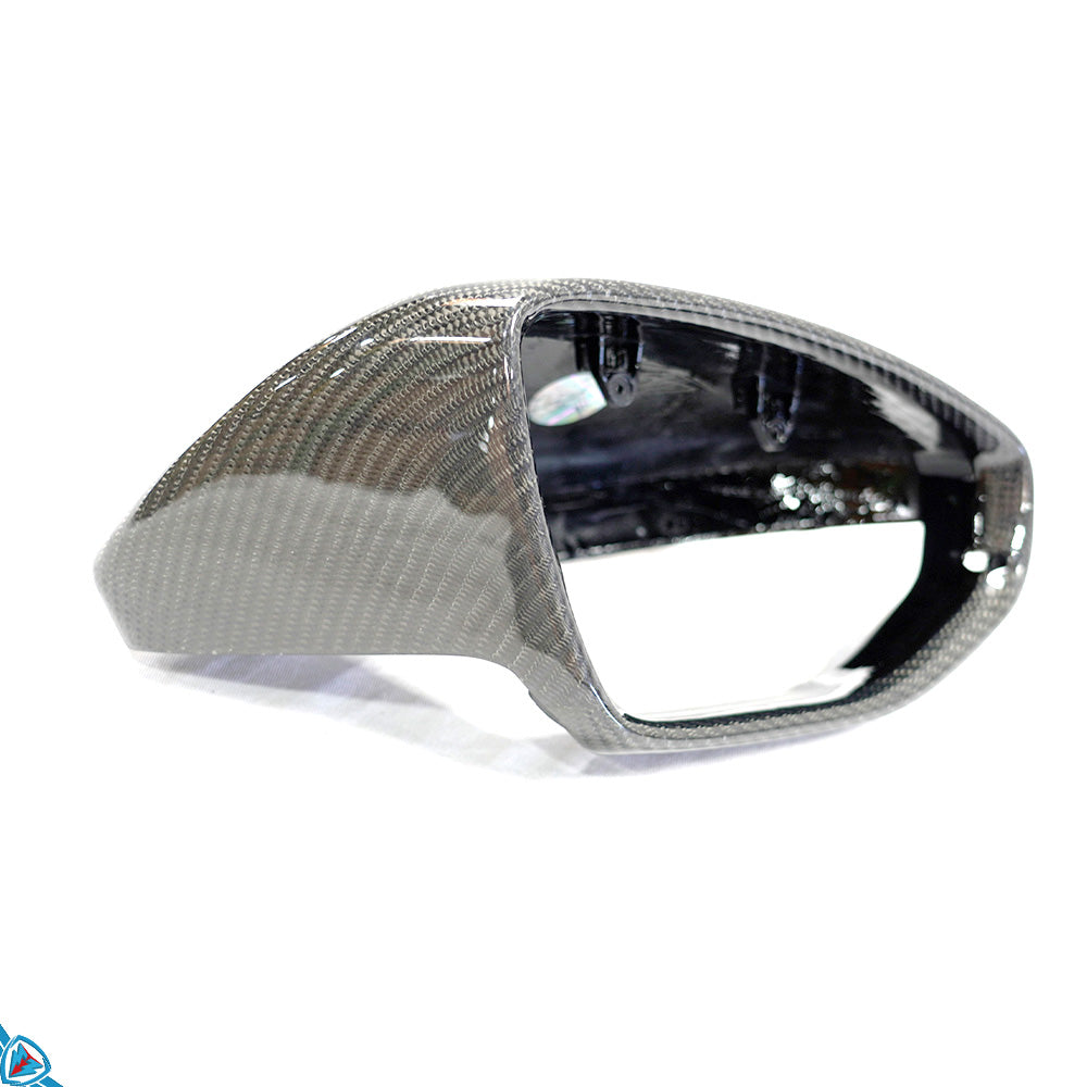 2022+ Audi E-Tron GT / RS E-Tron GT (4J) OEM Style Carbon Fiber Mirror Covers | FYBR Aerodynamics — photo 4 of 7