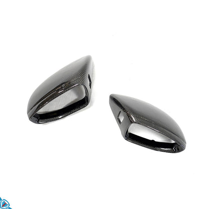2022+ Audi E-Tron GT / RS E-Tron GT (4J) OEM Style Carbon Fiber Mirror Covers | FYBR Aerodynamics — photo 1 of 7