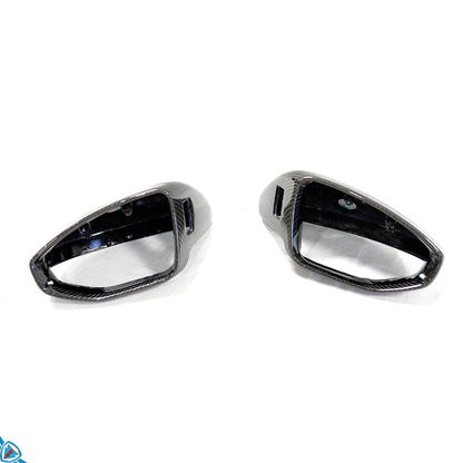 2022+ Audi E-Tron GT / RS E-Tron GT (4J) OEM Style Carbon Fiber Mirror Covers | FYBR Aerodynamics — photo 6 of 7