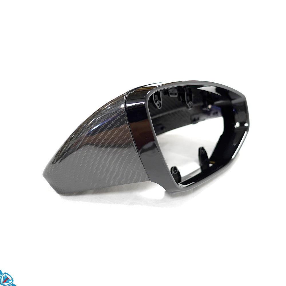 2022+ Audi E-Tron GT / RS E-Tron GT (4J) OEM Style Dry Carbon Fiber Mirror Covers | FYBR Aerodynamics — photo 3 of 9