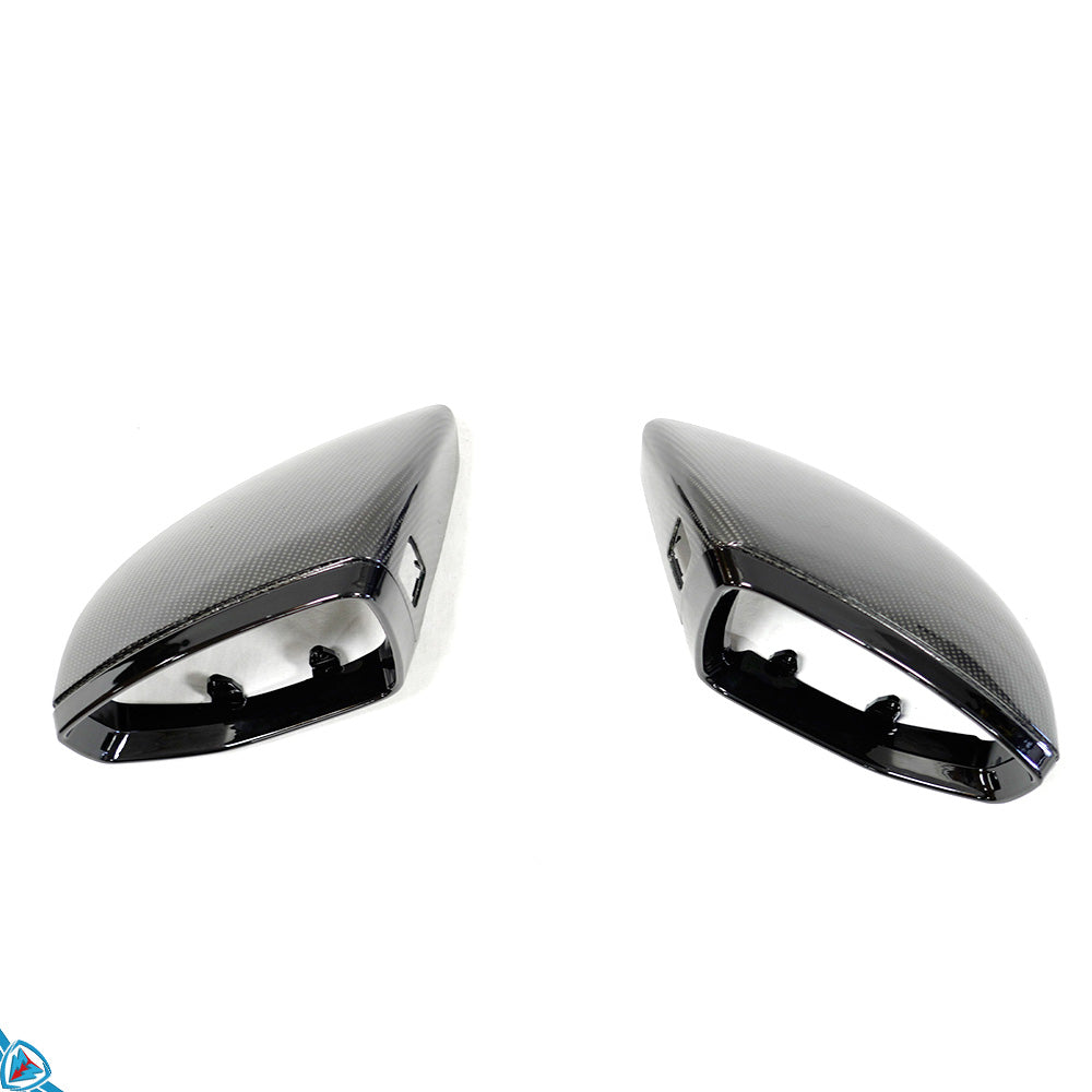 2022+ Audi E-Tron GT / RS E-Tron GT (4J) OEM Style Dry Carbon Fiber Mirror Covers | FYBR Aerodynamics — photo 5 of 9