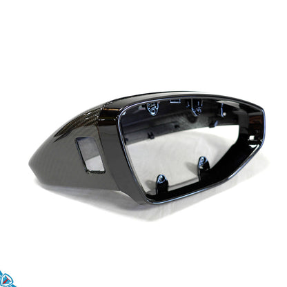 2022+ Audi E-Tron GT / RS E-Tron GT (4J) OEM Style Dry Carbon Fiber Mirror Covers | FYBR Aerodynamics — photo 6 of 9