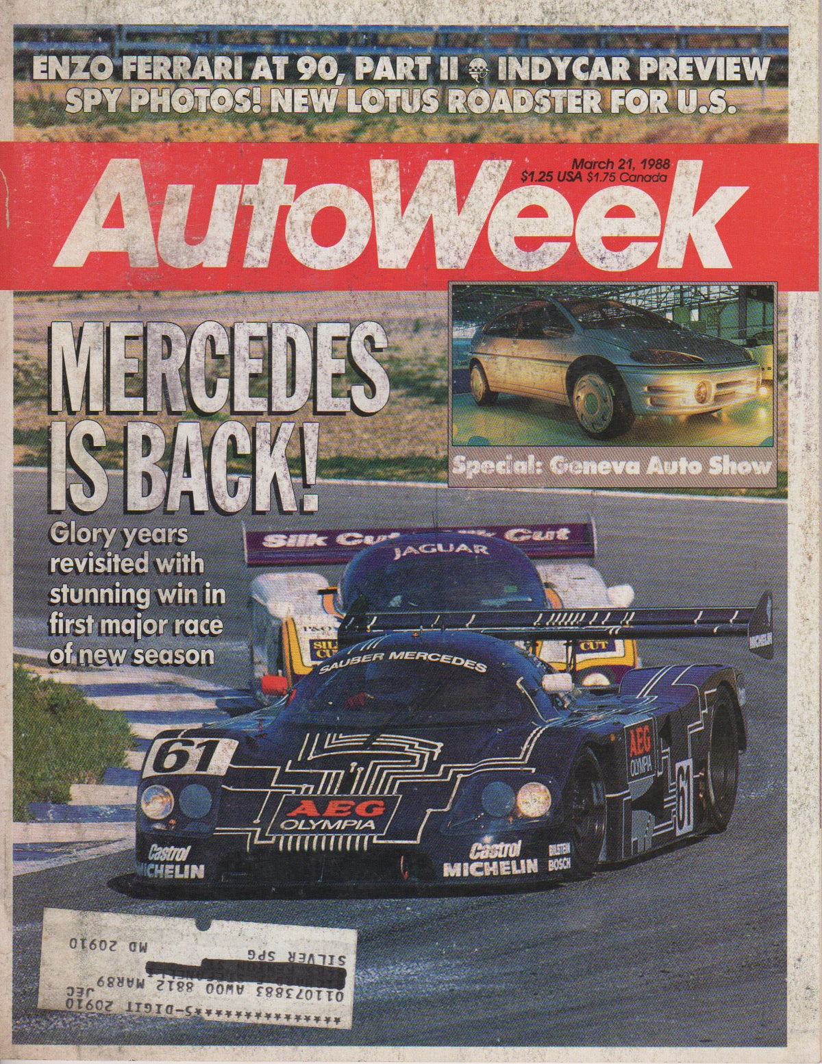 AutoWeek Magazine 1988/03/21