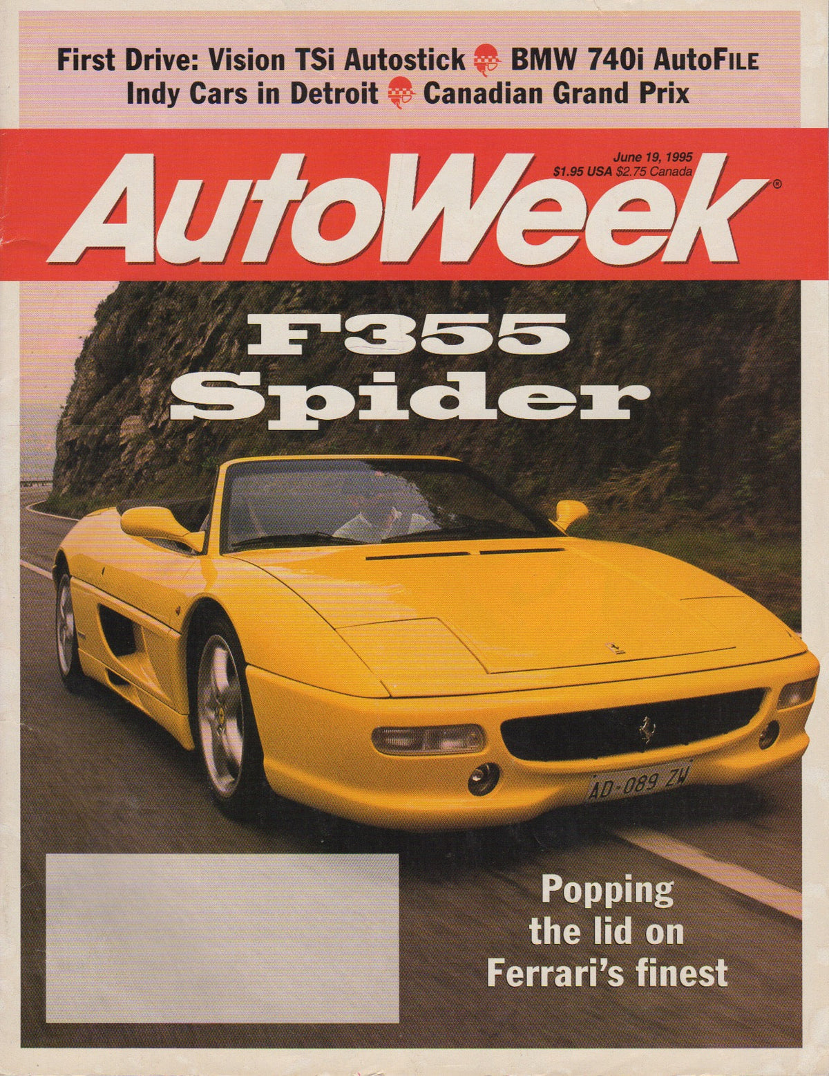 AutoWeek Magazine 1995/06/19
