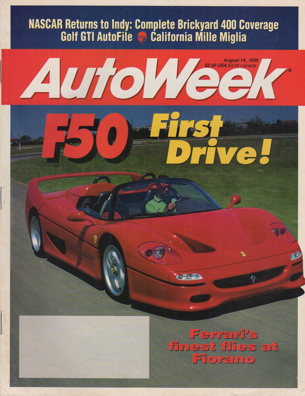 AutoWeek Magazine 1995/08/14