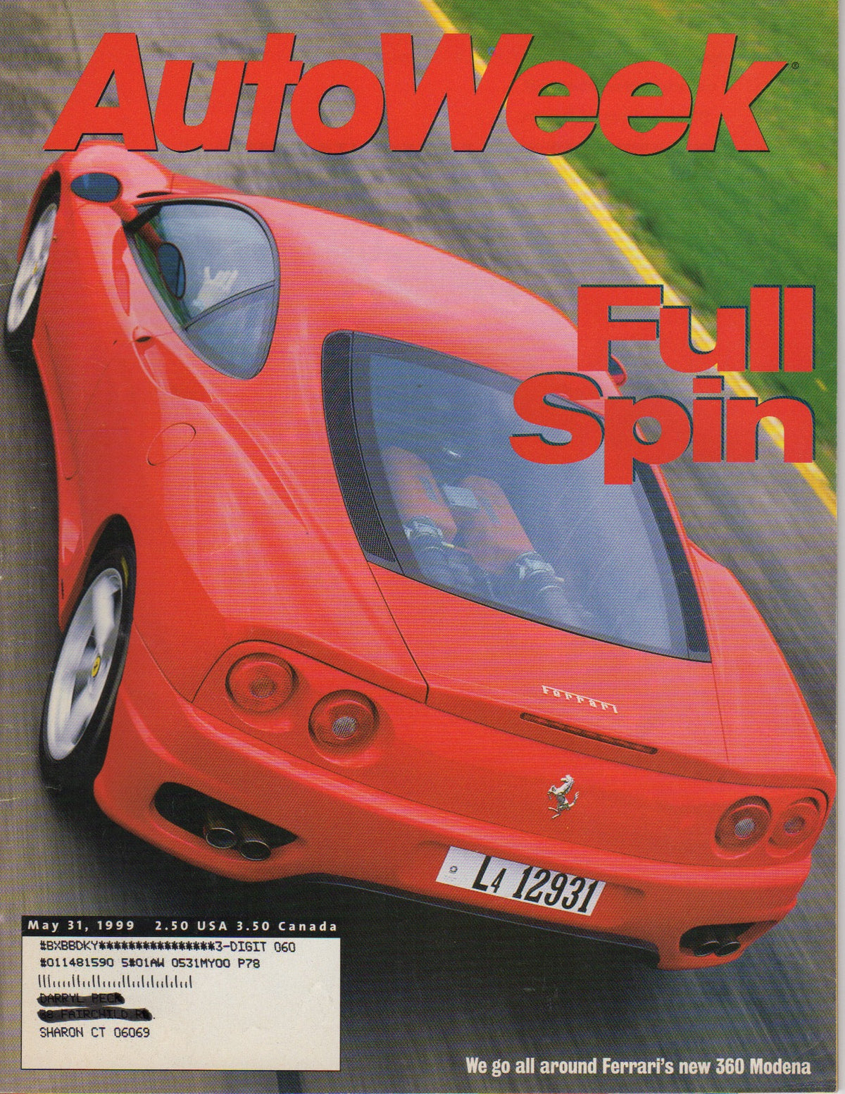 AutoWeek Magazine 1999/05/31