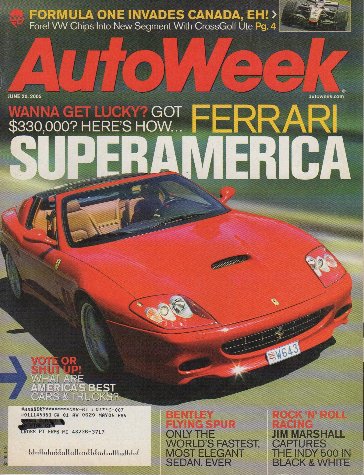 AutoWeek Magazine 2005/06/20
