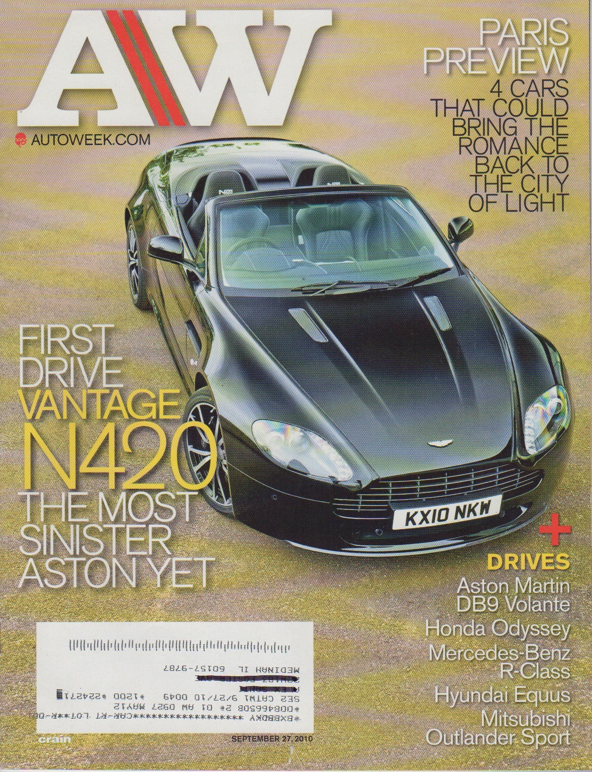 AutoWeek Magazine 2010/09/27
