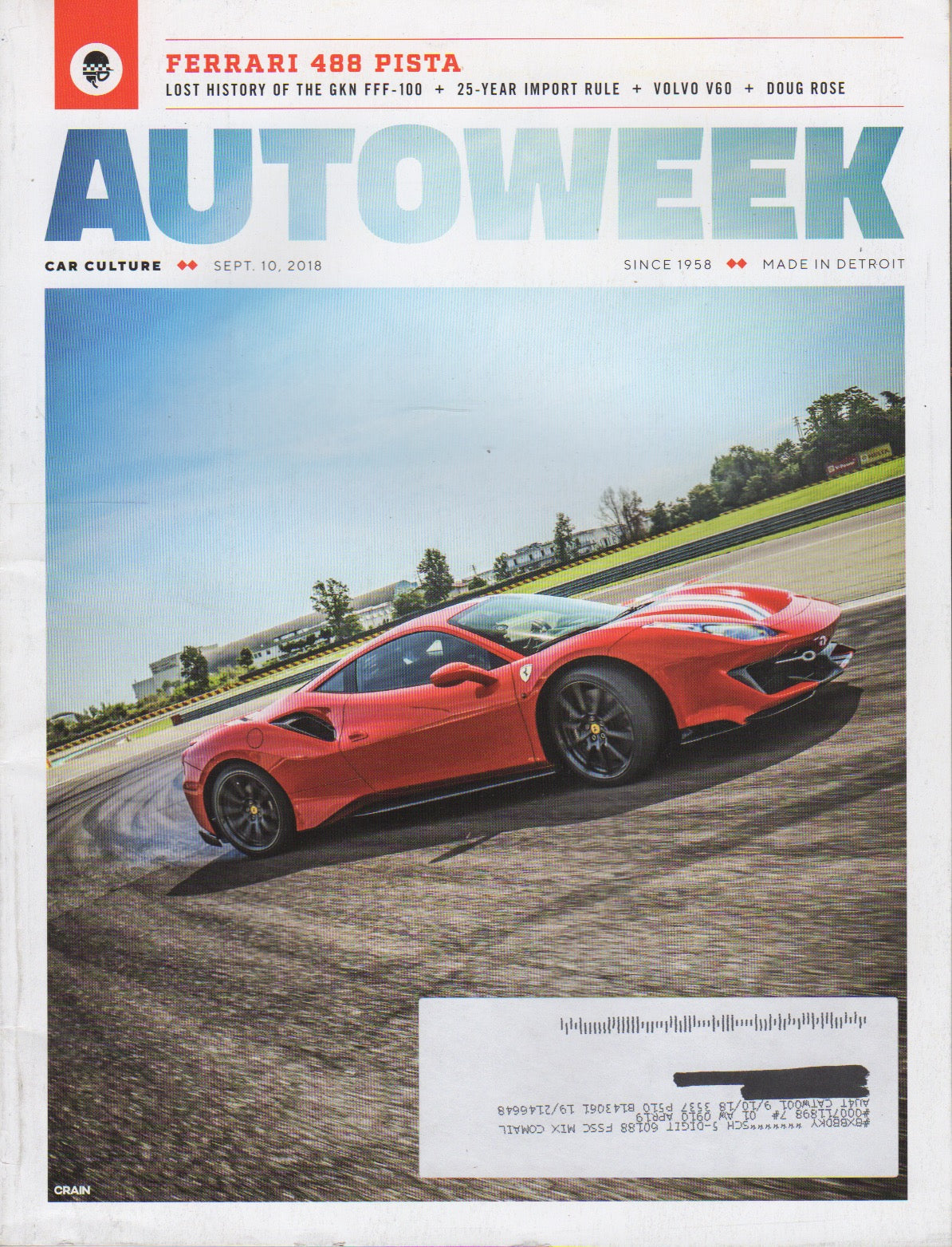 AutoWeek Magazine 2018/09/10