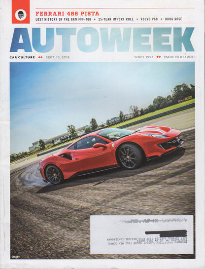 AutoWeek Magazine 2018/09/10