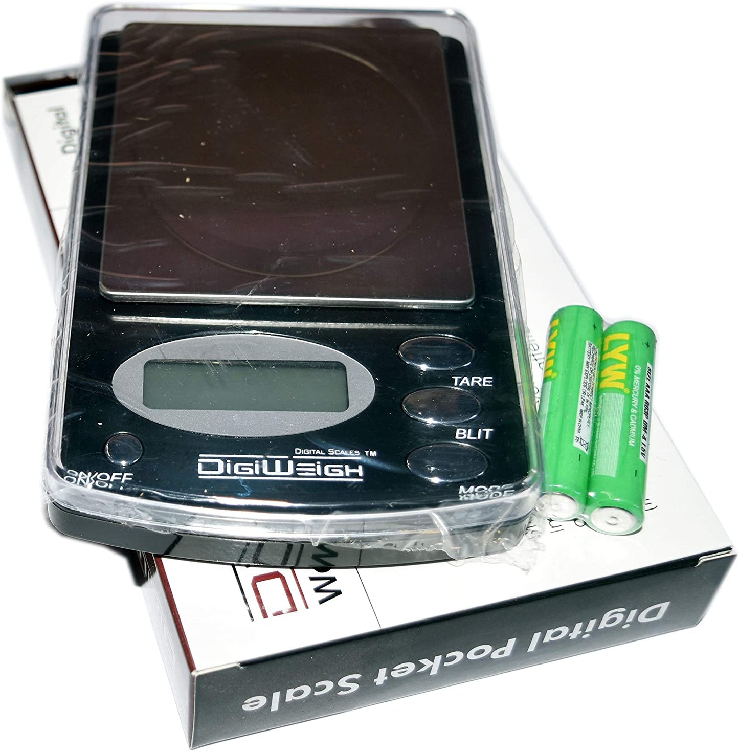 DigiWeigh DW-100AX Präzisions-Digitalwaage – 100 g x 0,01 g | Gramm-, Unzen-, Karat-, Grain-Modi | Labor-, Schmuck-, Wiederlade-, Edelsteinnutzung