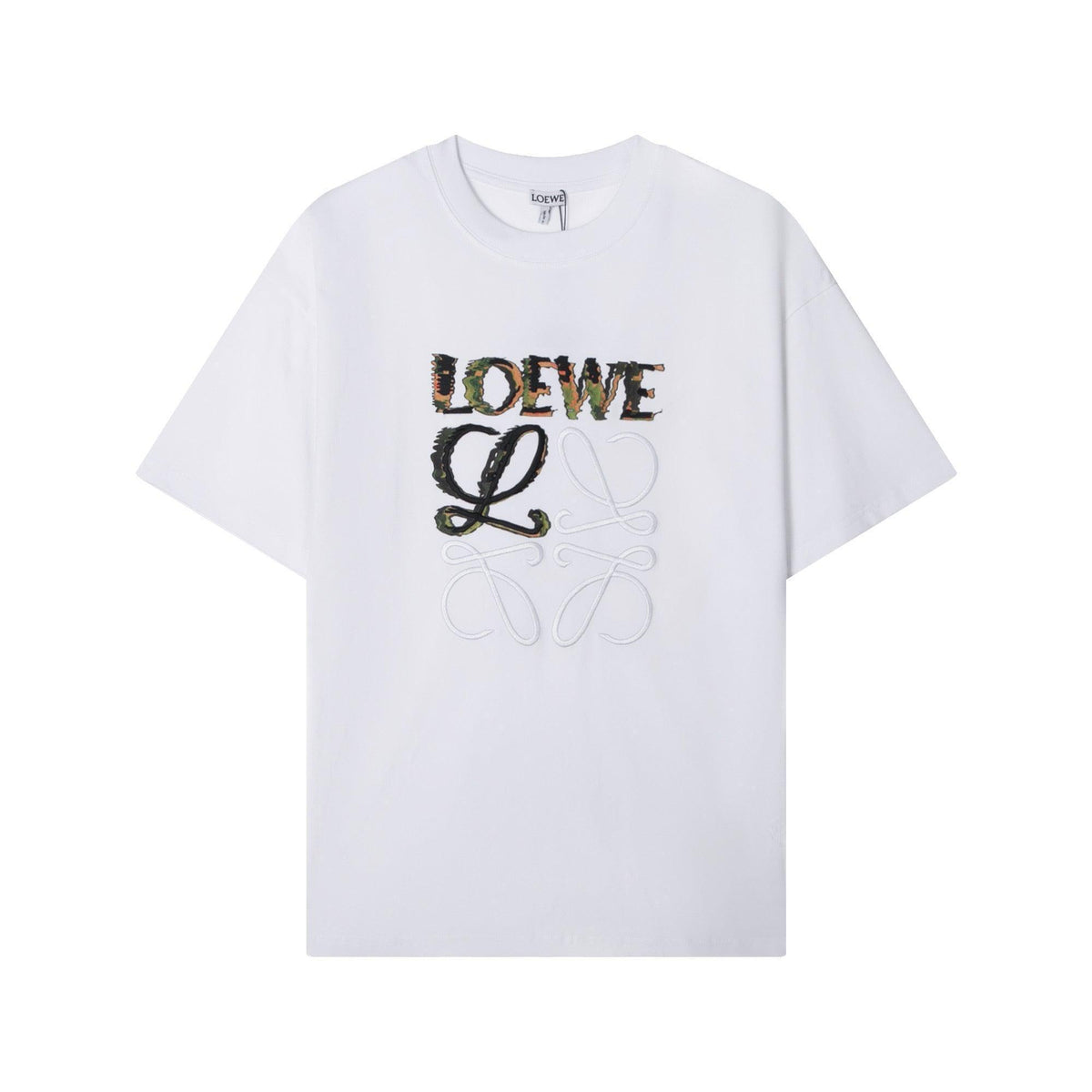 Loewe T-Shirt Without Collar 'White'