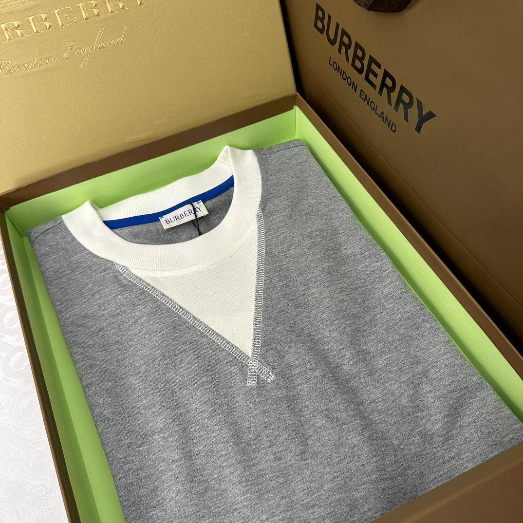 Burberry T-Shirt Without Collar 'Grey'