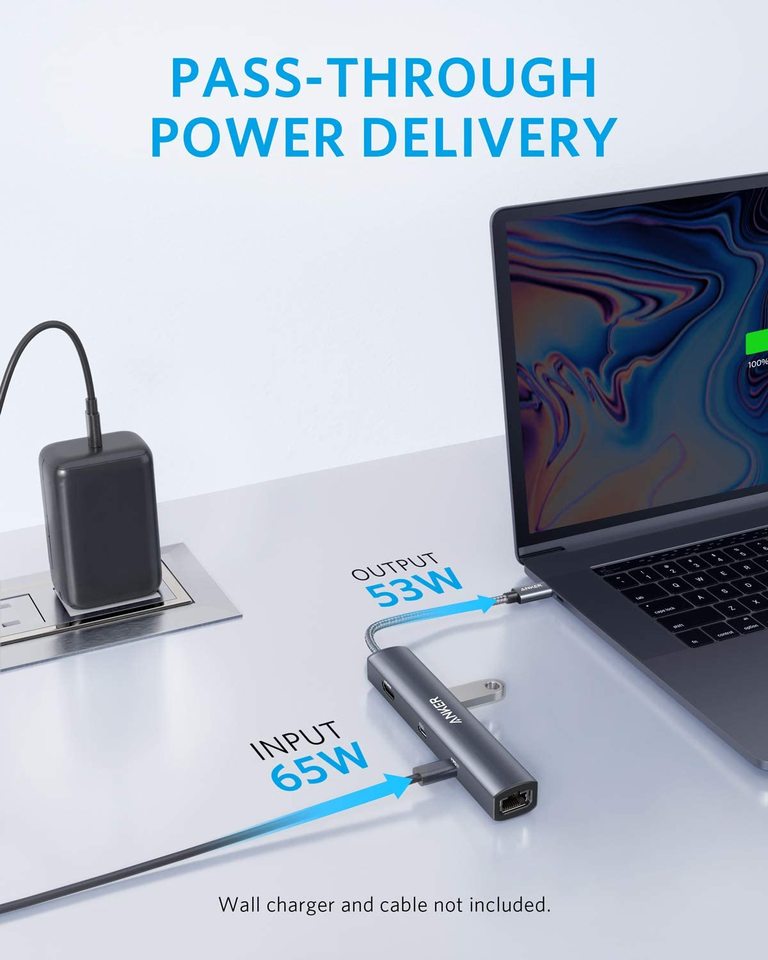 Anker <b>543</b> USB-C Hub (6-in-1, Slim) — photo 3 of 8