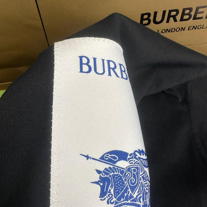 Burberry Black T-Shirt Without Collar
