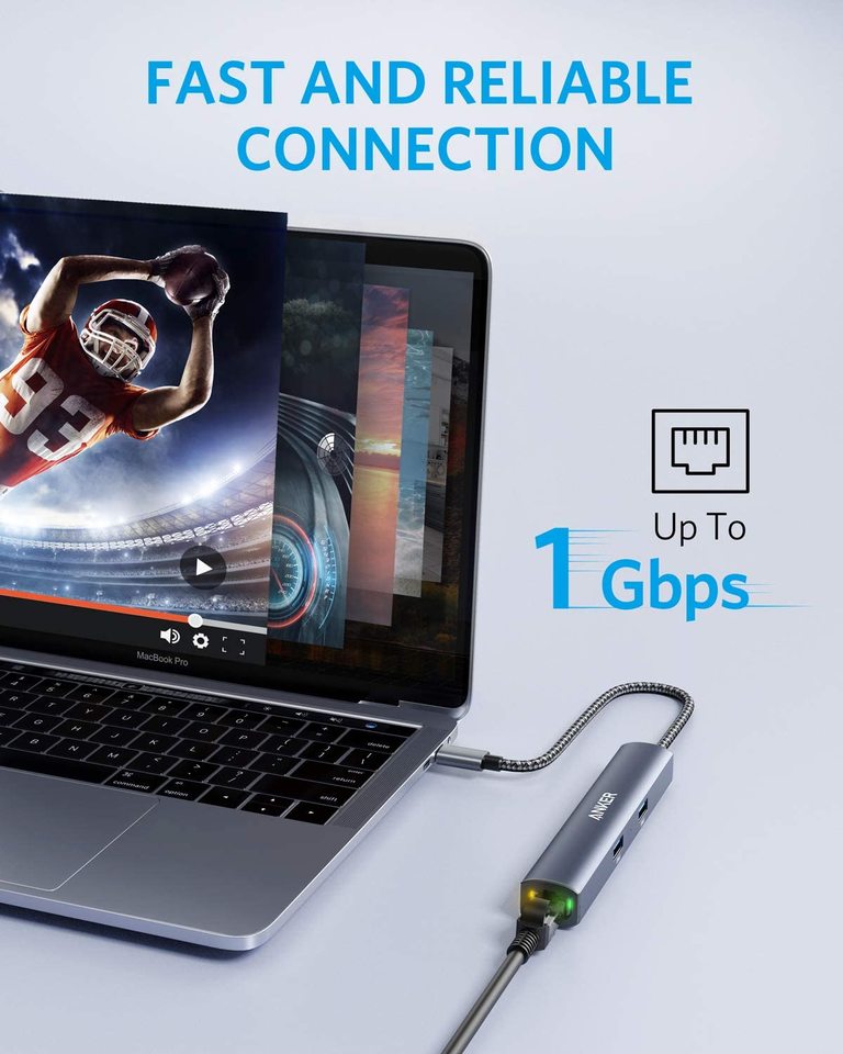 Anker <b>543</b> USB-C Hub (6-in-1, Slim) — photo 6 of 8