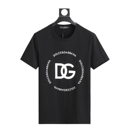 Dolce & Gabbana T-Shirt Without Collar 'Black & White'