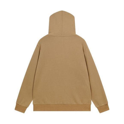 Burberry Logo Print Cotton Hoodie 'Beige'