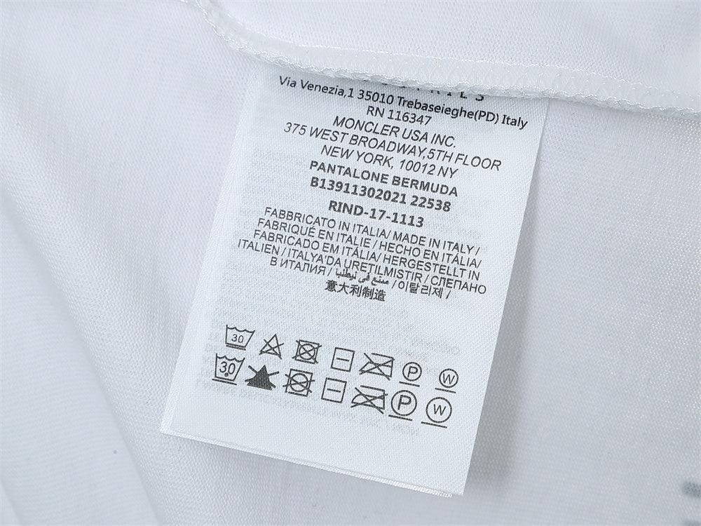 Moncler T-Shirt Without Collar 'White'
