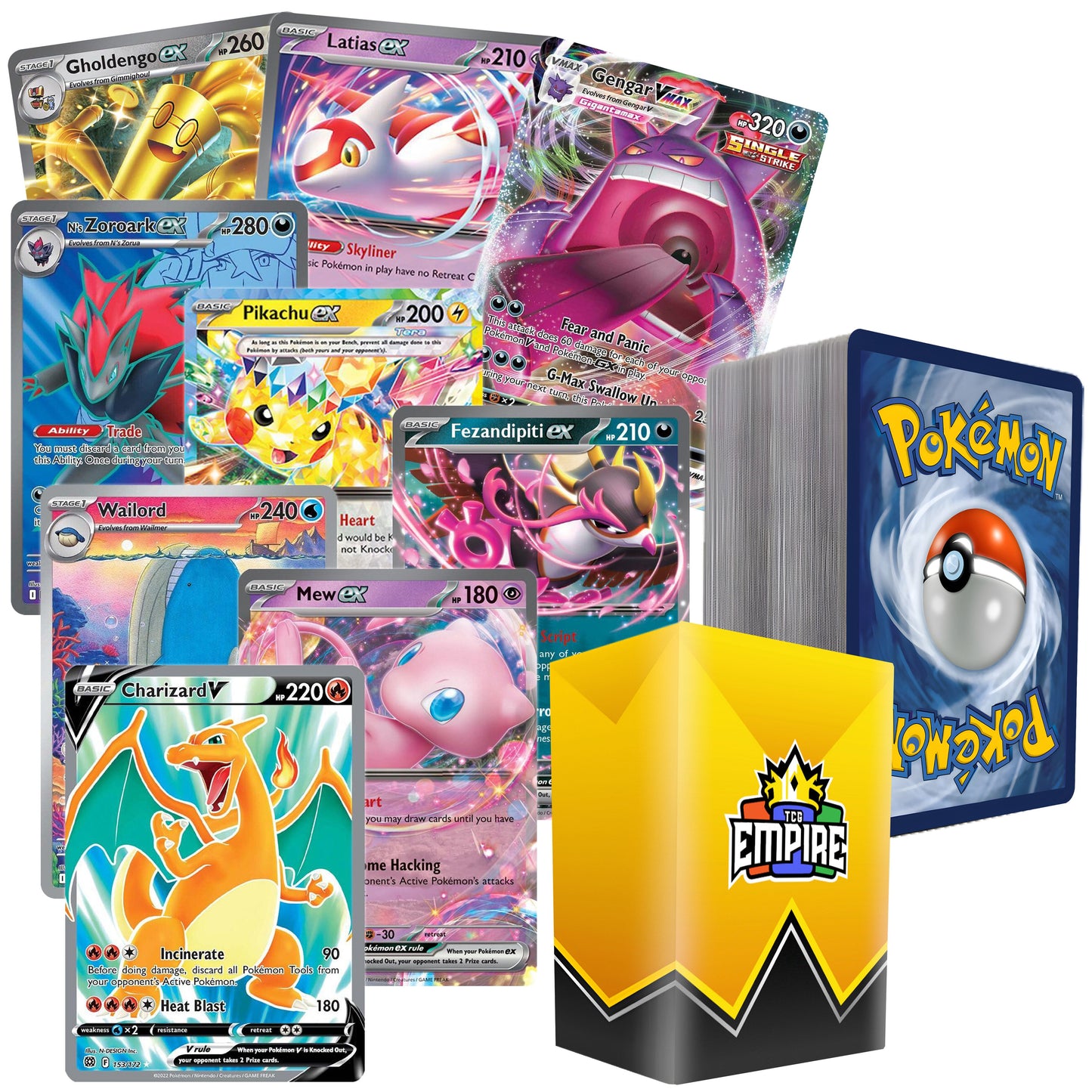 Paquete de batalla ultrarraro de Pokémon - ¡Más de 100 cartas garantizadas!