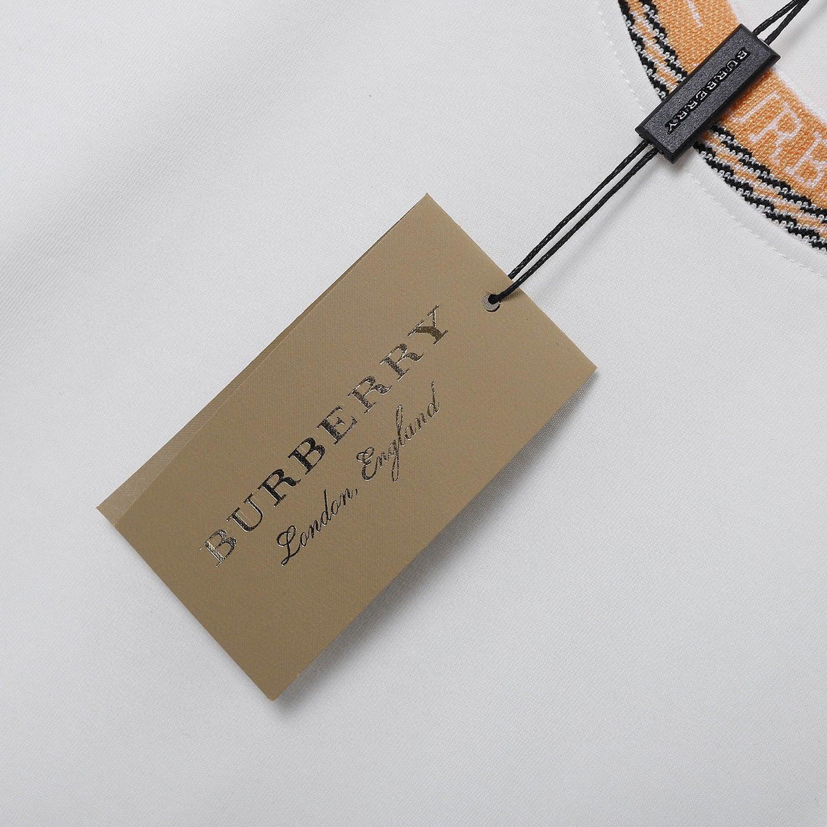 Burberry Crew Neck T-Shirt White & Beige | Premium Cotton Comfort