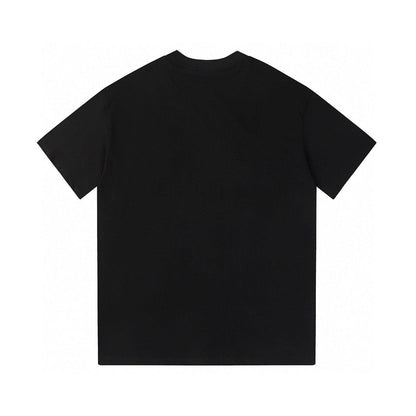 Burberry Crew Neck T-Shirt (Black & Beige) – Luxury Cotton Comfort