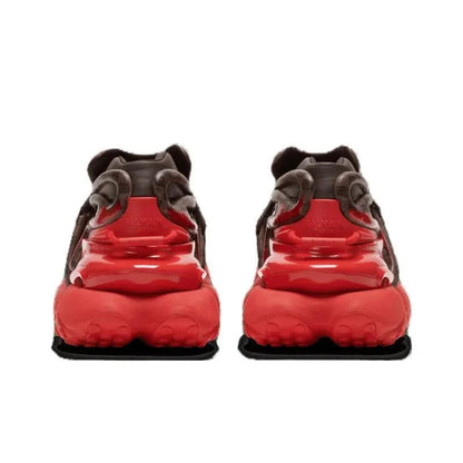BALMAIN Unicorn Low 'Monogram Brown Red'