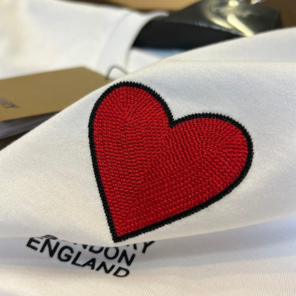 Burberry T-Shirt Without Collar 'White'