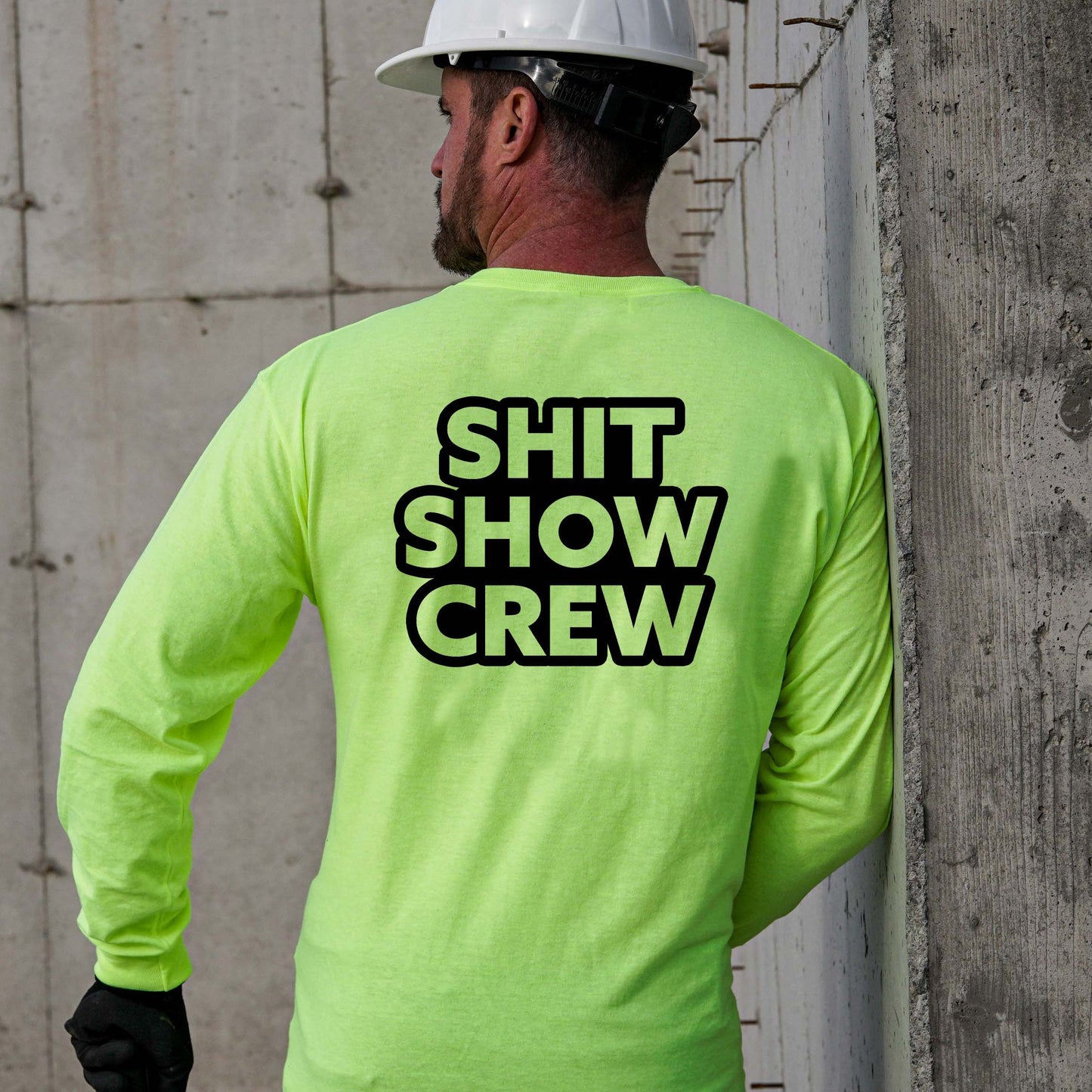 Shit Show Crew - Long Sleeve Hi-Vis T-Shirt — photo 2 of 3