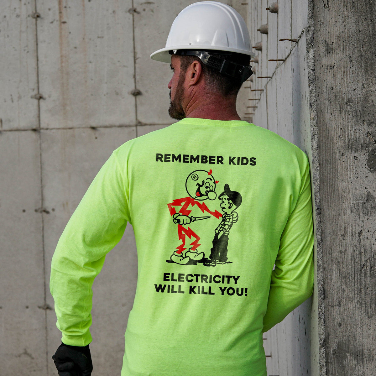 Remember Kids - Long Sleeve Hi-Vis T-Shirt — photo 2 of 3