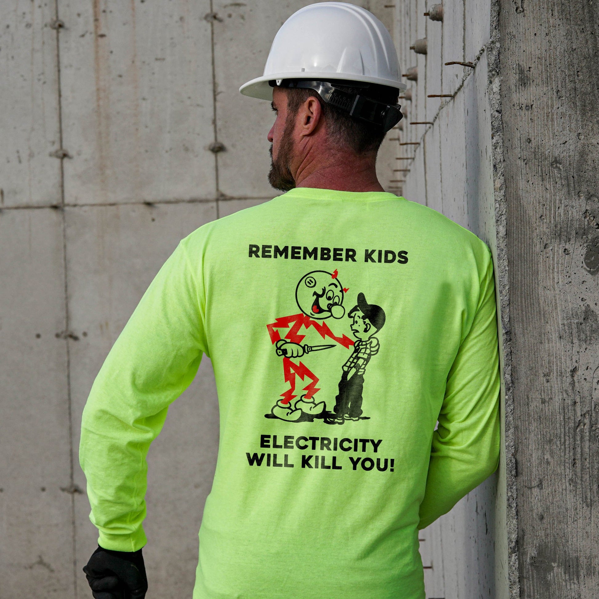 Remember Kids - Long Sleeve Hi-Vis T-Shirt — photo 2 of 3