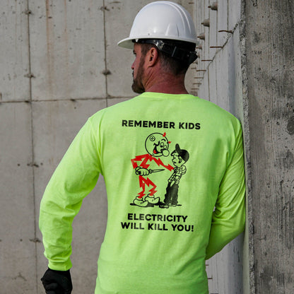 Remember Kids - Long Sleeve Hi-Vis T-Shirt — photo 2 of 3