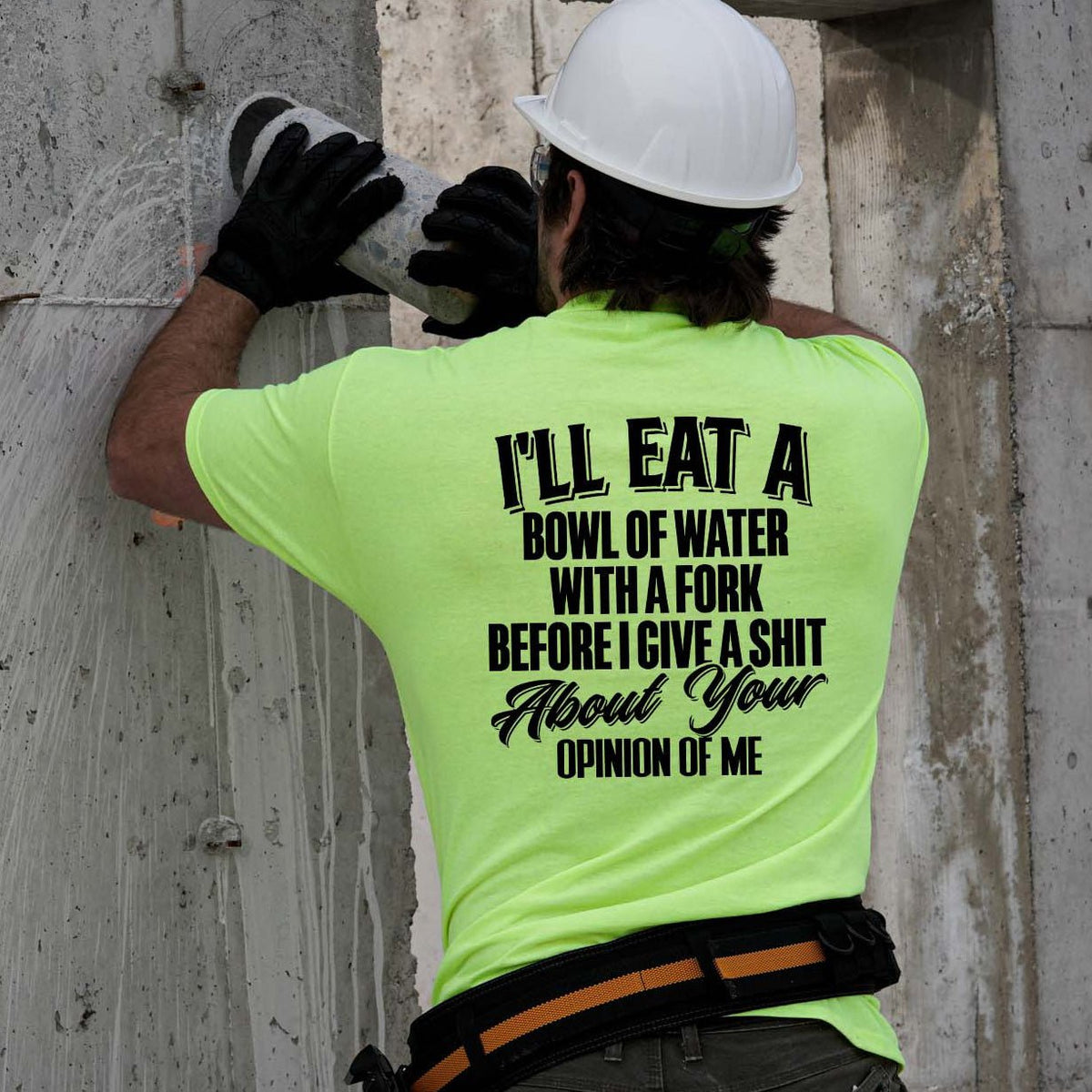 Opinion Of Me - Safety Hi-Vis T-Shirt — photo 2 of 5