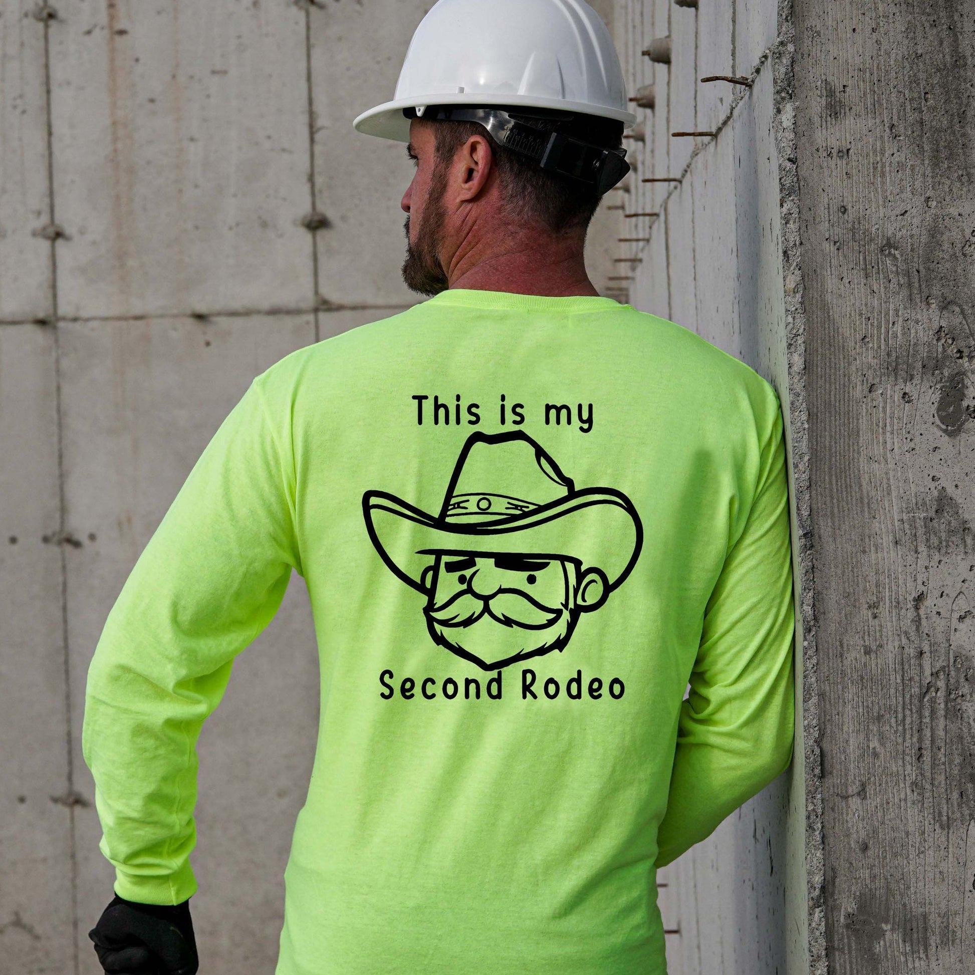 My Second Rodeo - Long Sleeve Safety Hi-Vis Shirt — photo 2 of 3