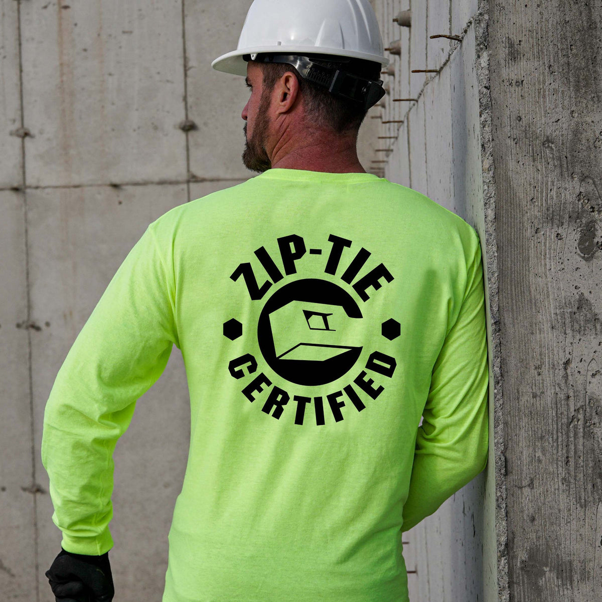 Zip Tie - Long Sleeve Hi-Vis T-Shirt — photo 2 of 3