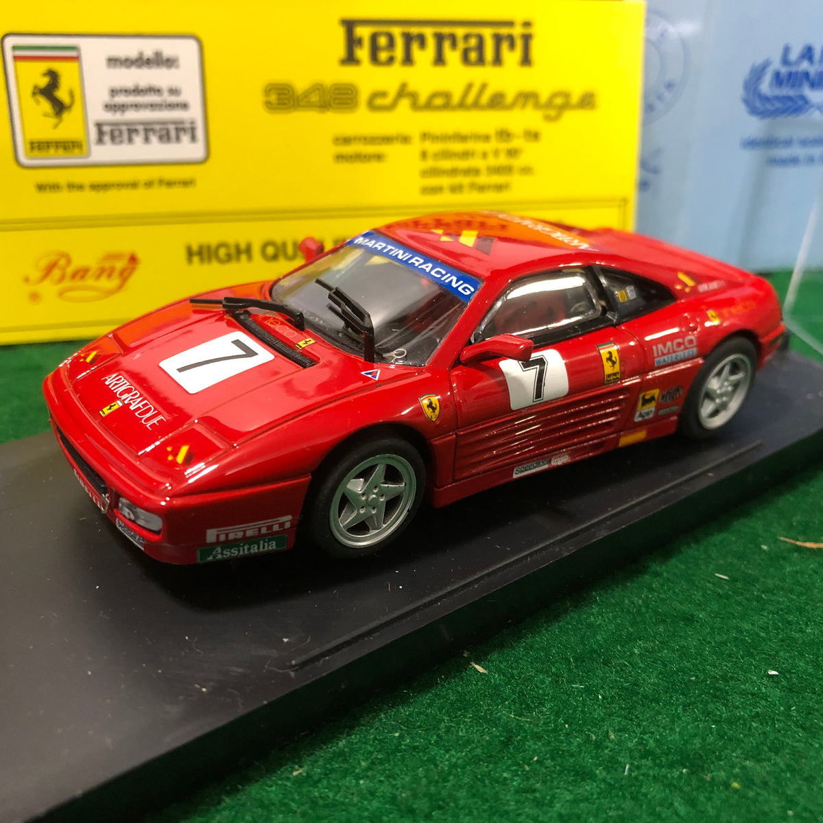 Ferrari 348 Challenge 1993 N 7 G Felin by Bang 1:43 (9307) Ltd Ed Mini Miniera