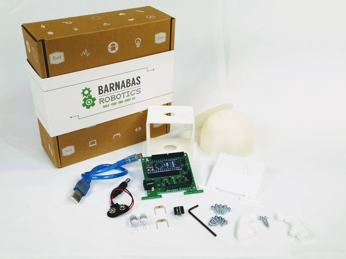 Barnabas-Bot: Intro To Arduino 3-D Printed Robot Kit (Ages 9-12)