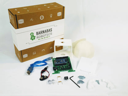 Barnabas-Bot: Intro To Arduino 3-D Printed Robot Kit (Ages 9-12)