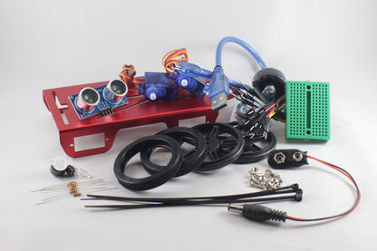 Barnabas Racer: Arduino-Compatible 2WD Servo Motor Car Kit (Ages 11+)
