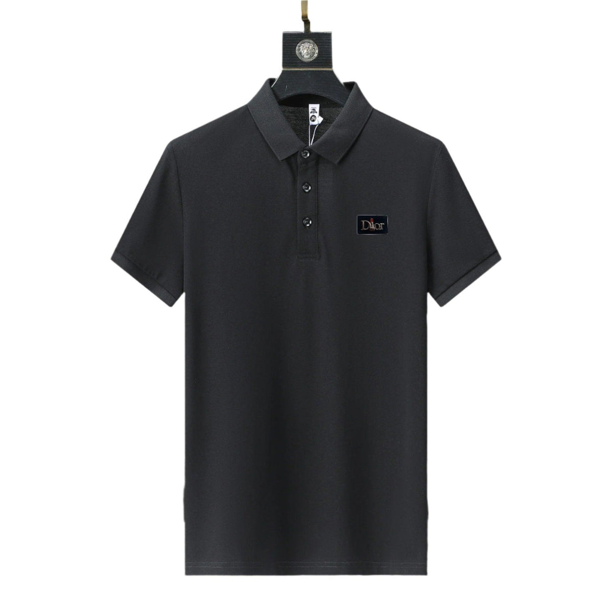 Dior Black T-Shirt With Collar
