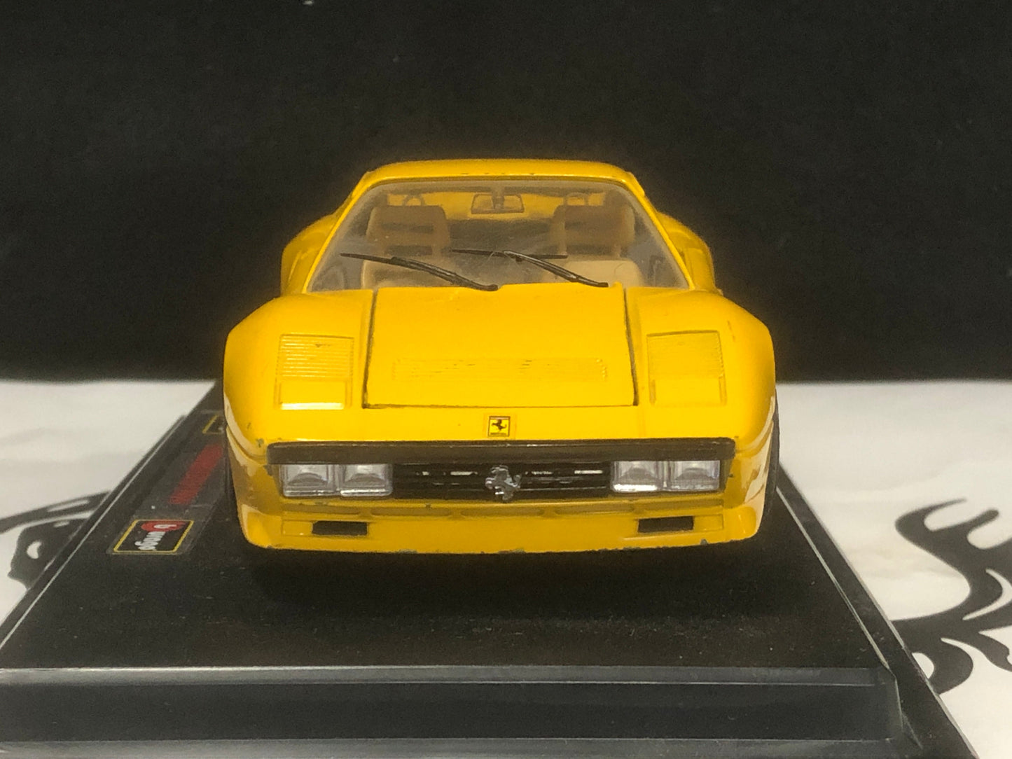 Ferrari 288 GTO Yellow by BBurago 1:24 (0192)(No box)