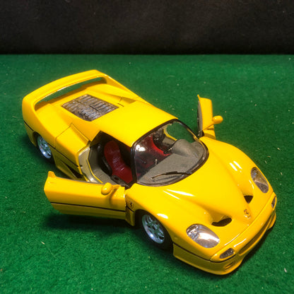 Ferrari F50 Yellow by BBurago 1:24 (1582)(No box)