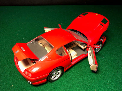 Ferrari 456 GT Red/tan by BBurago 1:18 (3046)(No box)