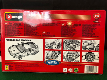 Ferrari 360 Modena Callenge Red by BBurago 1:18