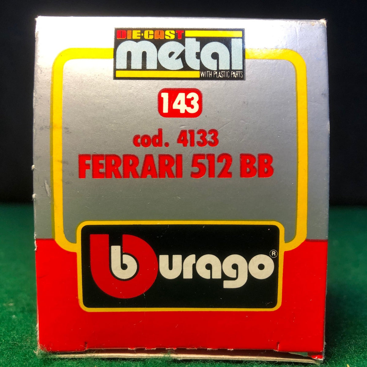 Ferrari 512 BB Red/Black by BBurago 1:43 (4133)